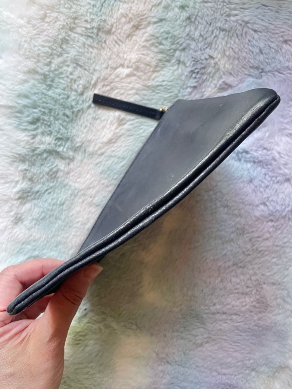 Celine Black Leather Pouch - Picture 4 of 10